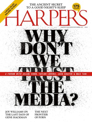 cover image of Harper's Magazine